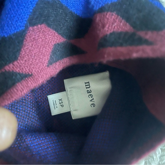 Maeve Annalise Mock Neck Mini Sweater Dress - Picture 8 of 12